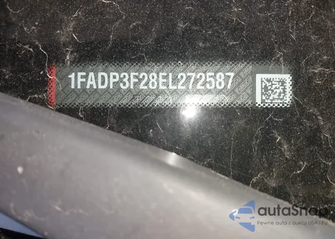 2014 Ford Focus Se from USA, damaged, VIN 1FADP3F28EL272587